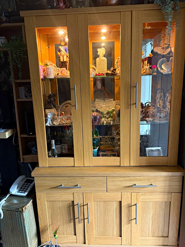 Oak finish glass - oak,