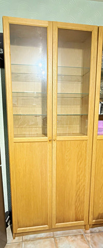 Title wooden display cabinet - title:,