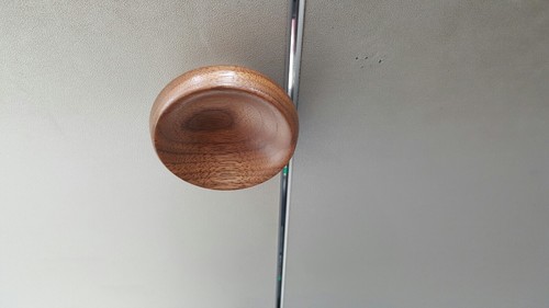 Wooden round cabinet - knob, door