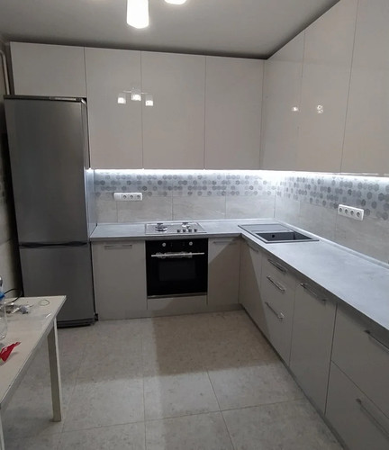 Slab high gloss light grey - slab,