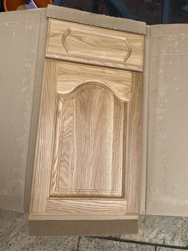 Solid medium oak kitchen - kitchen, door