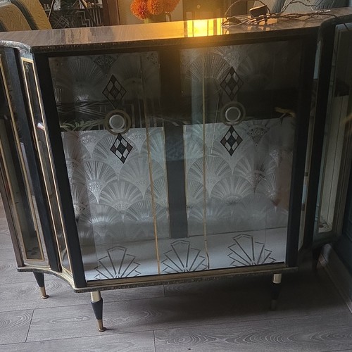 Art deco black gold - art,