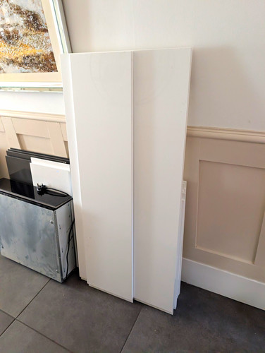 Grey glossy glass - glossy, cabinet