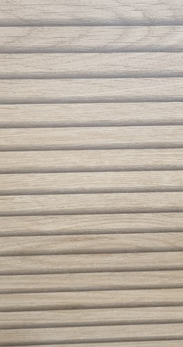 Linear oak kitchen cupboard - oak,