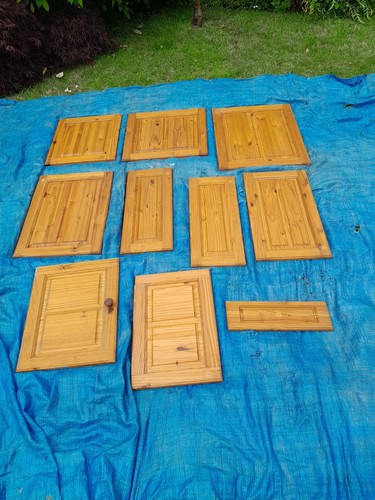 Pine kitchen door - door, fronts